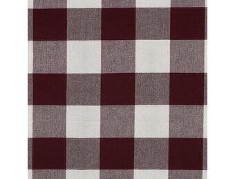 Katoen Garengeverfd Ruiten – Aubergine
