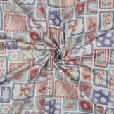 Poplin Katoen Patchwork Multi – Speels, Trendy & Uniek