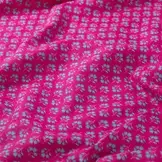 Katoen Voile Abstract Fuchsia – Licht, Luchtig & Zomers