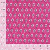 Katoen Voile Bloemen Fuchsia – Licht, Luchtig & Zomers