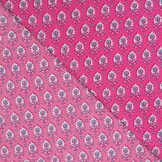 Katoen Voile Bloemen Fuchsia – Licht, Luchtig & Zomers