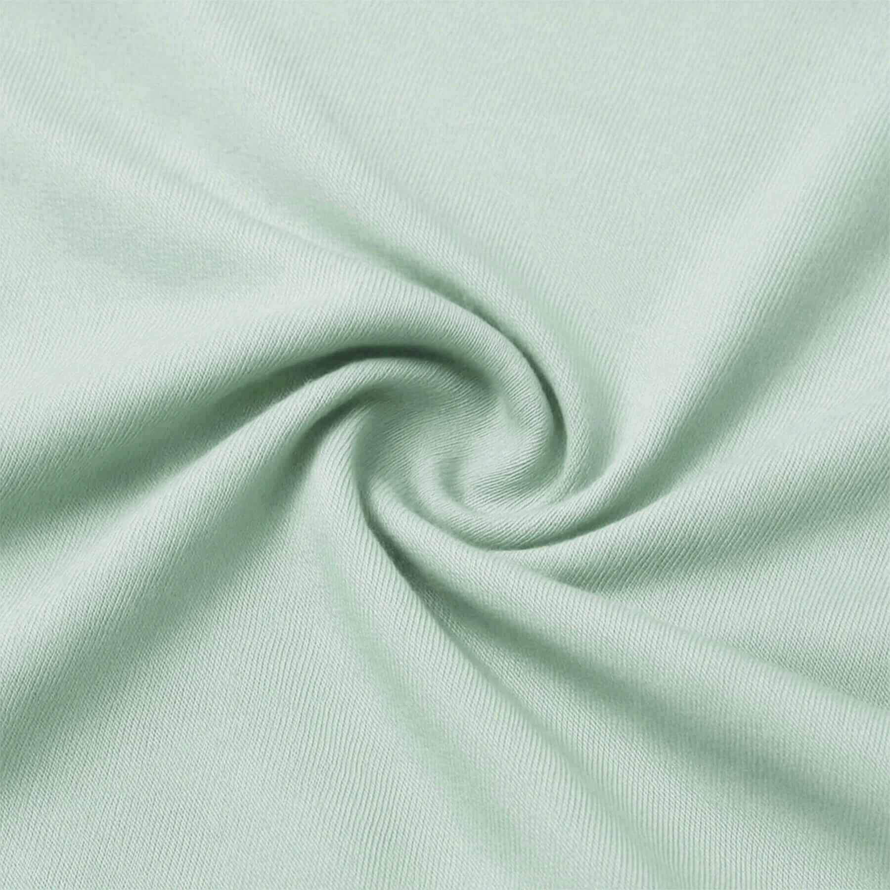 Bamboe Jersey Stof Pastel Groen – Zacht, Rekbaar & Ademend
