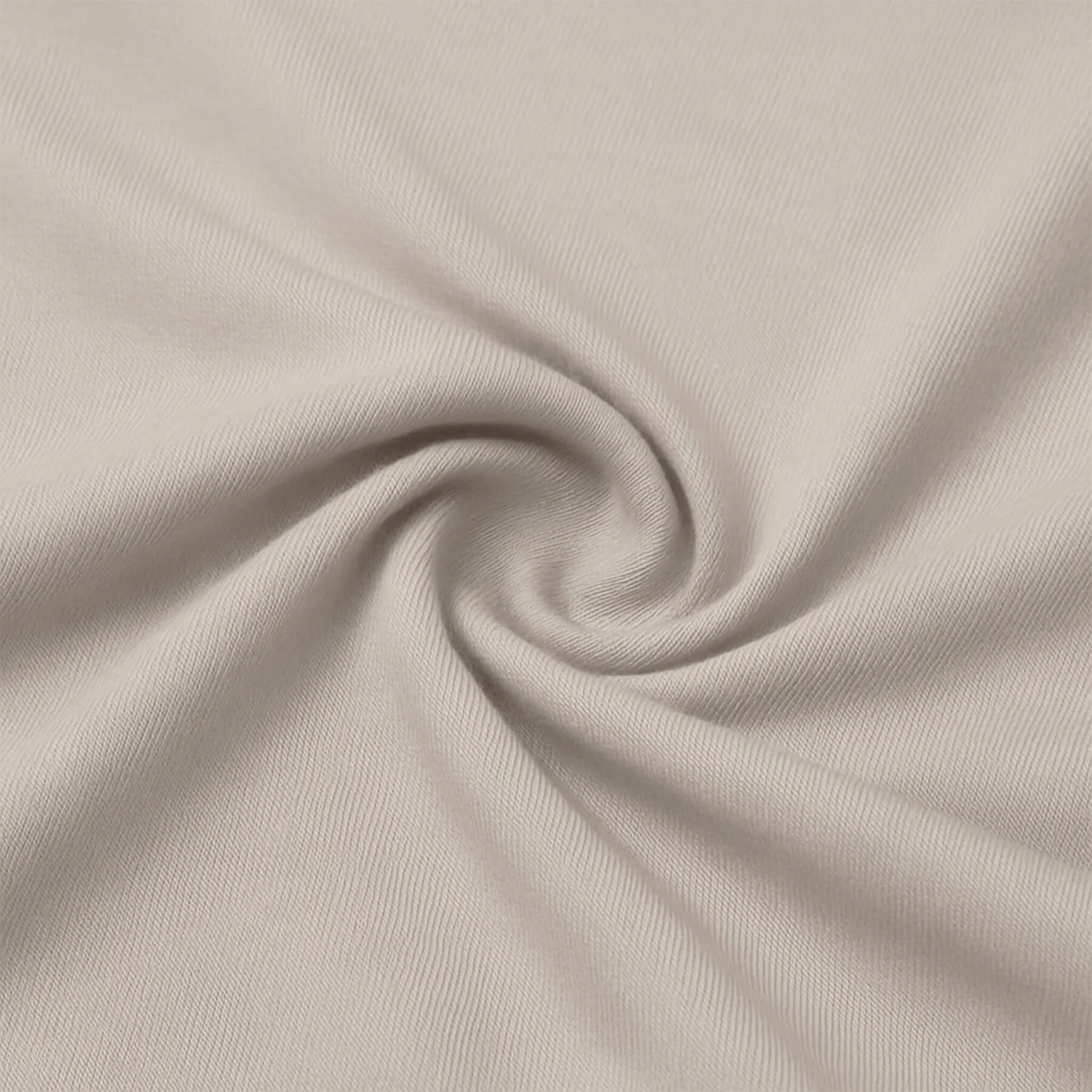 Bamboe Jersey Stof Licht Beige – Zacht, Rekbaar & Ademend