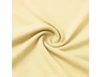 Bamboe Jersey Stof Licht Geel