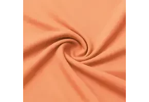 Bamboe Jersey Stof Pastel Oranje