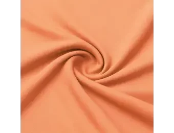 Bamboe Jersey Stof Pastel Oranje