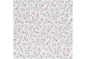 Jersey Katoen Digitale Print - Zachte Bloemen Nude Roze