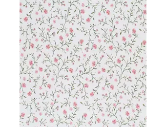 Jersey Katoen Digitale Print - Zachte Bloemen Nude Roze