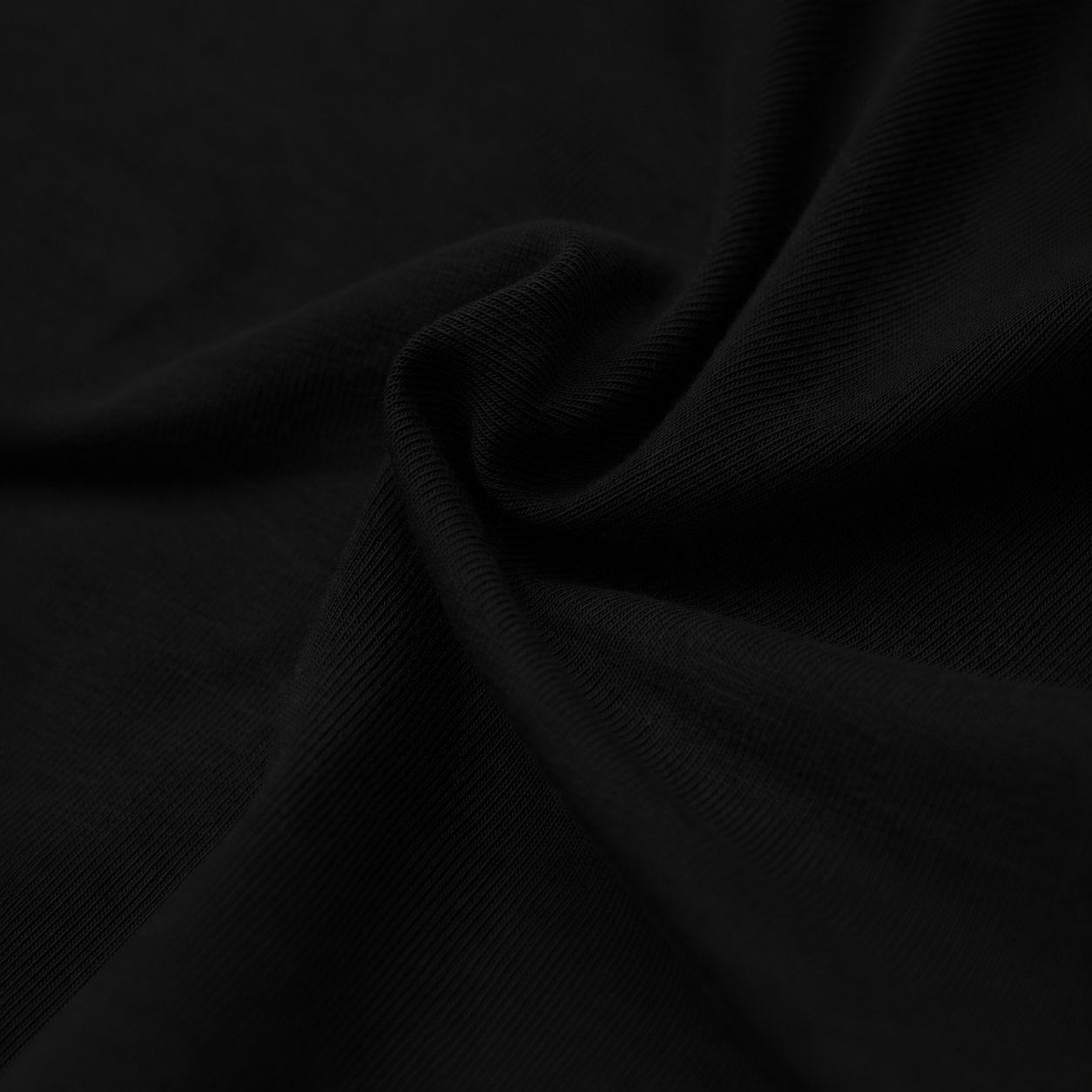 Bamboe Jersey Stof Zwart – Zacht, Rekbaar & Ademend