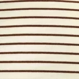 Badstof Jersey Bouclé Ecru/Schorsbruin – Zacht & Tijdloos
