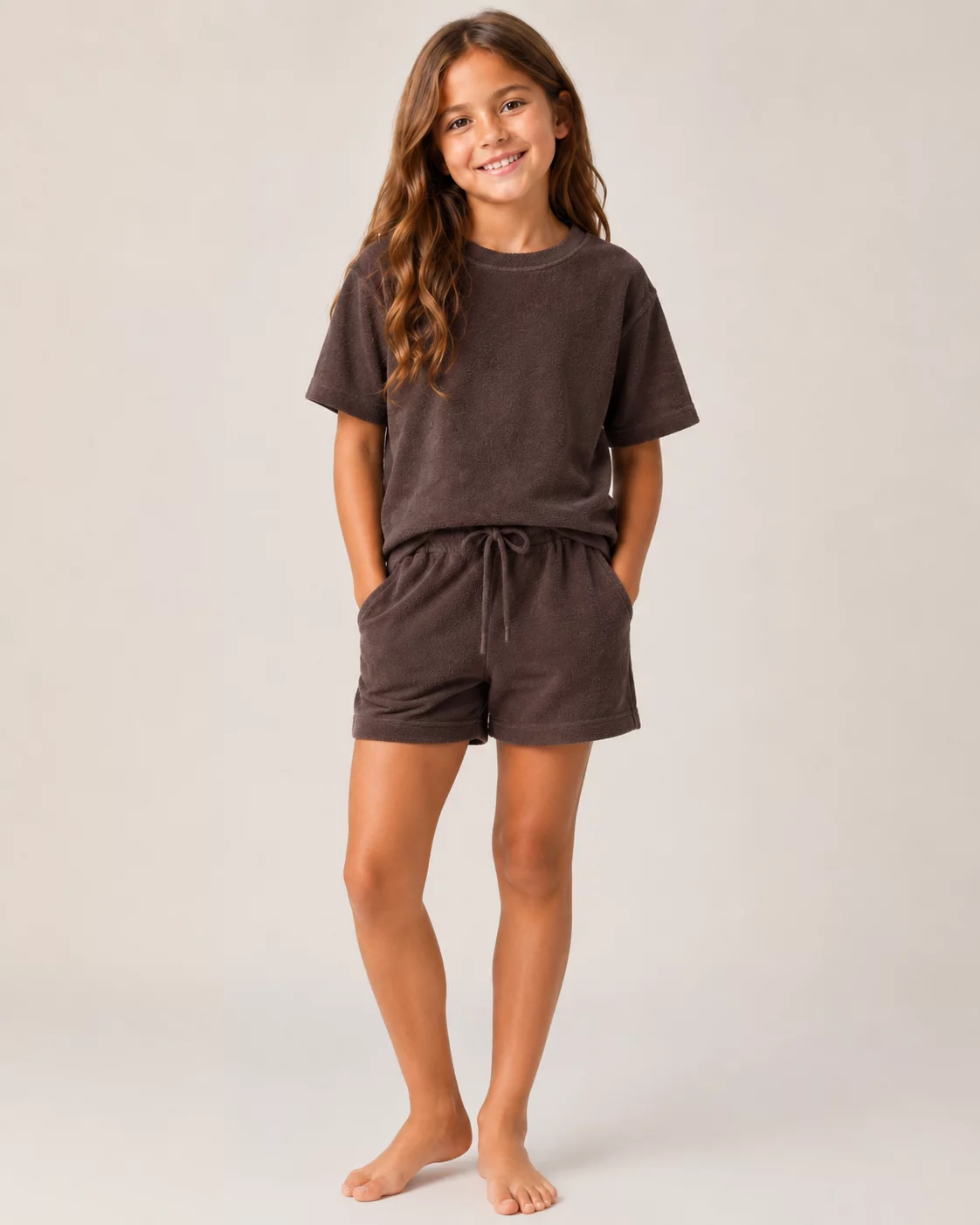 Badstof Jersey Schorsbruin – 100% Katoen