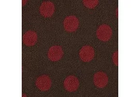 Teddy Stof Dots – Donkerbruin