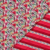 Stepped Voile Katoen Bloemen Gebroken Wit – Gewatteerd & Trendy