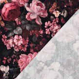 Sweat Digitale Print Bloemen Zwart – Trendy & Stijlvol