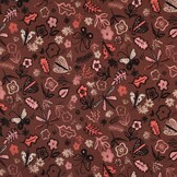 Sweat Digitale Print Bloemen Bruin – Zacht & Speels