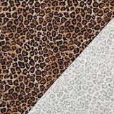 Jersey Katoen Panter Camel – Trendy, Zacht & Rekbaar
