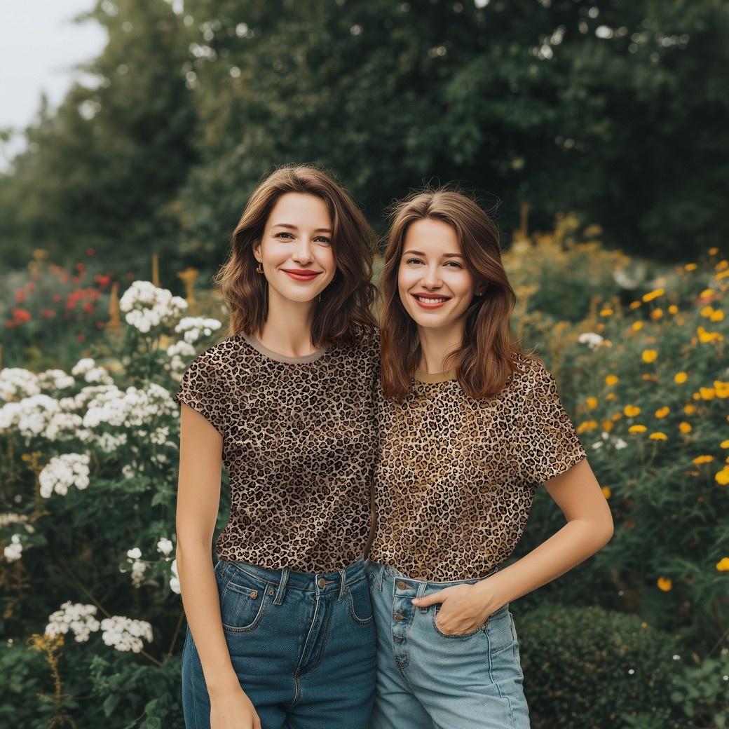 Jersey Katoen Panter Camel – Trendy, Zacht & Rekbaar