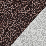Jersey Katoen Panter Bruin – Trendy, Zacht & Rekbaar