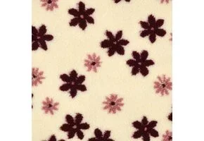 Teddy Stof Bloemen – Ecru