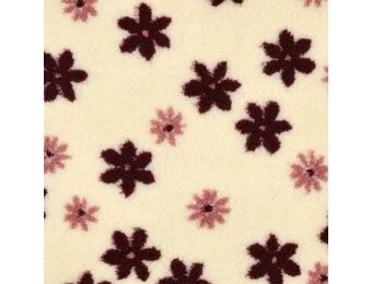 Teddy Stof Bloemen – Ecru