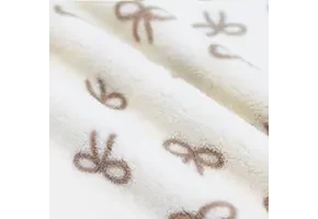 Teddy Stof Naturel met Beige Strik