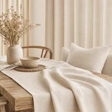 Linnen Stof (280cm Breed) Naturel Beige – Natuurlijk & Extra Breed