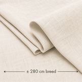 Linnen Stof (280cm Breed) Naturel Beige – Natuurlijk & Extra Breed
