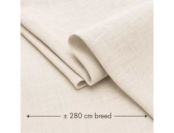 Linnen Stof (280cm Breed) Naturel Beige