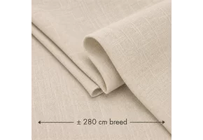 Linnen Stof (280cm Breed) Licht Beige