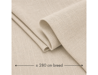 Linnen Stof (280cm Breed) Licht Beige