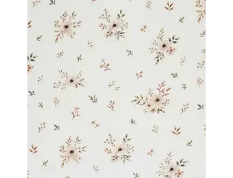 Pointelle Jersey Stof (Mini) - Naturel Bloemenboeket