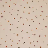 Rib Jersey Stof Confettihartjes – Speelse Hartjesprint