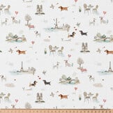 Katoen Poplin Titidparis Hondjes – Parijs Print