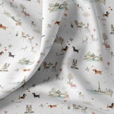 Katoen Poplin Titidparis Hondjes – Parijs Print