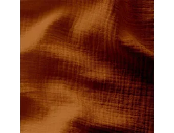 Baby Cotton – Mousseline Stof – Eekhoornbruin