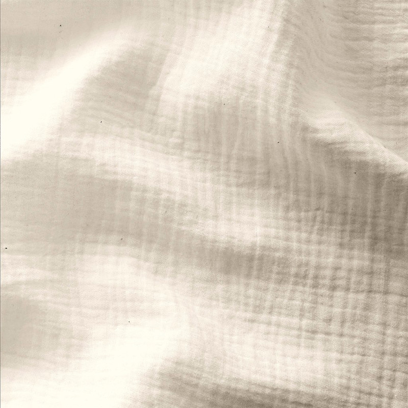 Hydrofiel Stof Off White – Zacht, Ademend & Oeko-Tex