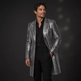 Metallic Folie Stof Party Bling Zilver – Carnaval & Showkleding