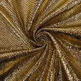 Metallic Folie Stof Party Bling Goud – Carnaval & Showkleding