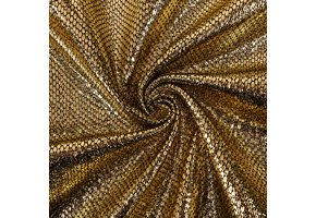 Metallic Folie Stof Party Bling – Goud