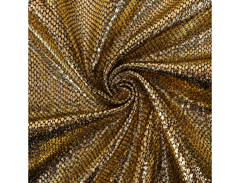 Metallic Folie Stof Party Bling – Goud