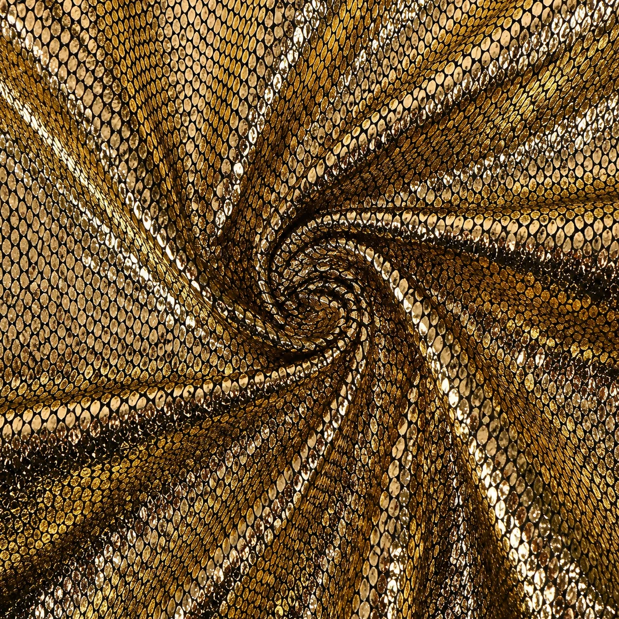 Metallic Folie Stof Party Bling Goud – Carnaval & Showkleding