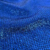Metallic Folie Stof Party Bling Blauw – Carnaval & Showkleding