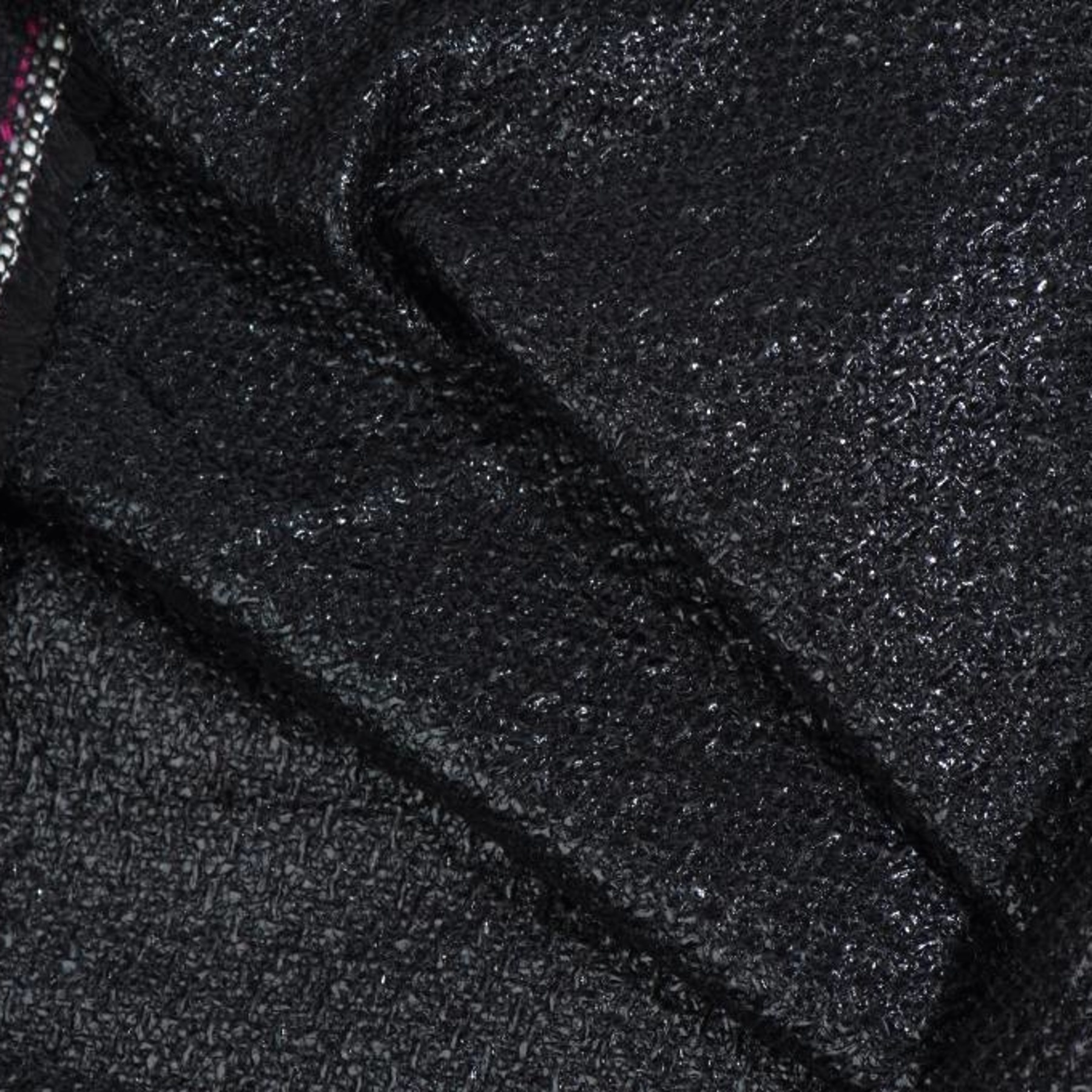 Metallic Folie Stof Party Bling Zwart – Carnaval & Showkleding