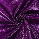 Metallic Folie Stof Party Bling Paars – Carnaval & Showkleding