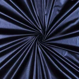Katoen Stof Metallic Foil – Blauw met subtiel glittereffect