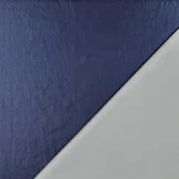 Katoen Stof Metallic Foil – Blauw met subtiel glittereffect