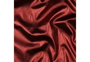Katoen Stof Metallic Foil – Rood