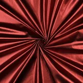 Katoen Stof Metallic Foil – Rood met subtiel glittereffect