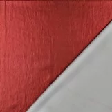 Katoen Stof Metallic Foil – Rood met subtiel glittereffect