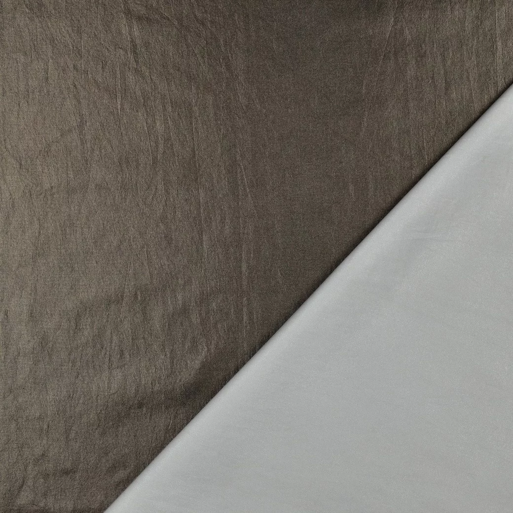 Katoen Metallic Foil – Oudgoud met subtiel glittereffect